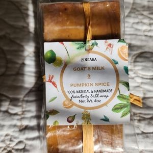 Goat milk pumpkin bar soap 100% natural and handmade